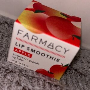 Farmacy Apple Lip Smoothie with Red and Yellow Design